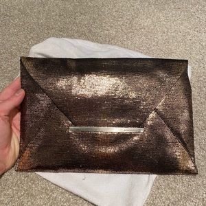 BCBG‎ MaxAzria Bronze Harlow Clutch